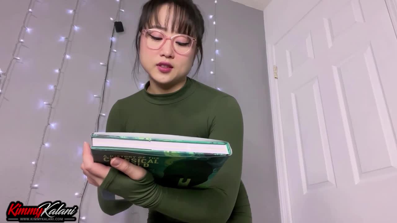 Kimmy Kalani - Keep Quiet & Eat This Ass - ASMR Librarian Sex - ASMR Porn Video & Massage XXX | Fullthot
