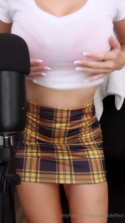 HeatheredEffect ASMR - Ass and See Through White T Shirt - ASMR Porn Video & Massage XXX | Fullthot