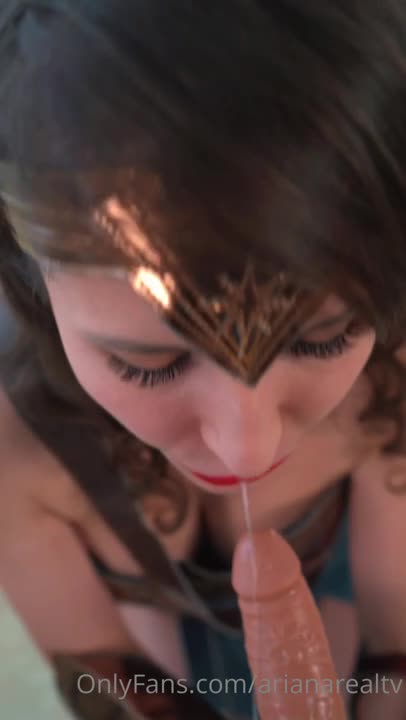 ArianaRealTV ASMR - Wonder Woman Blowjob - ASMR Porn Video & Massage XXX | Fullthot