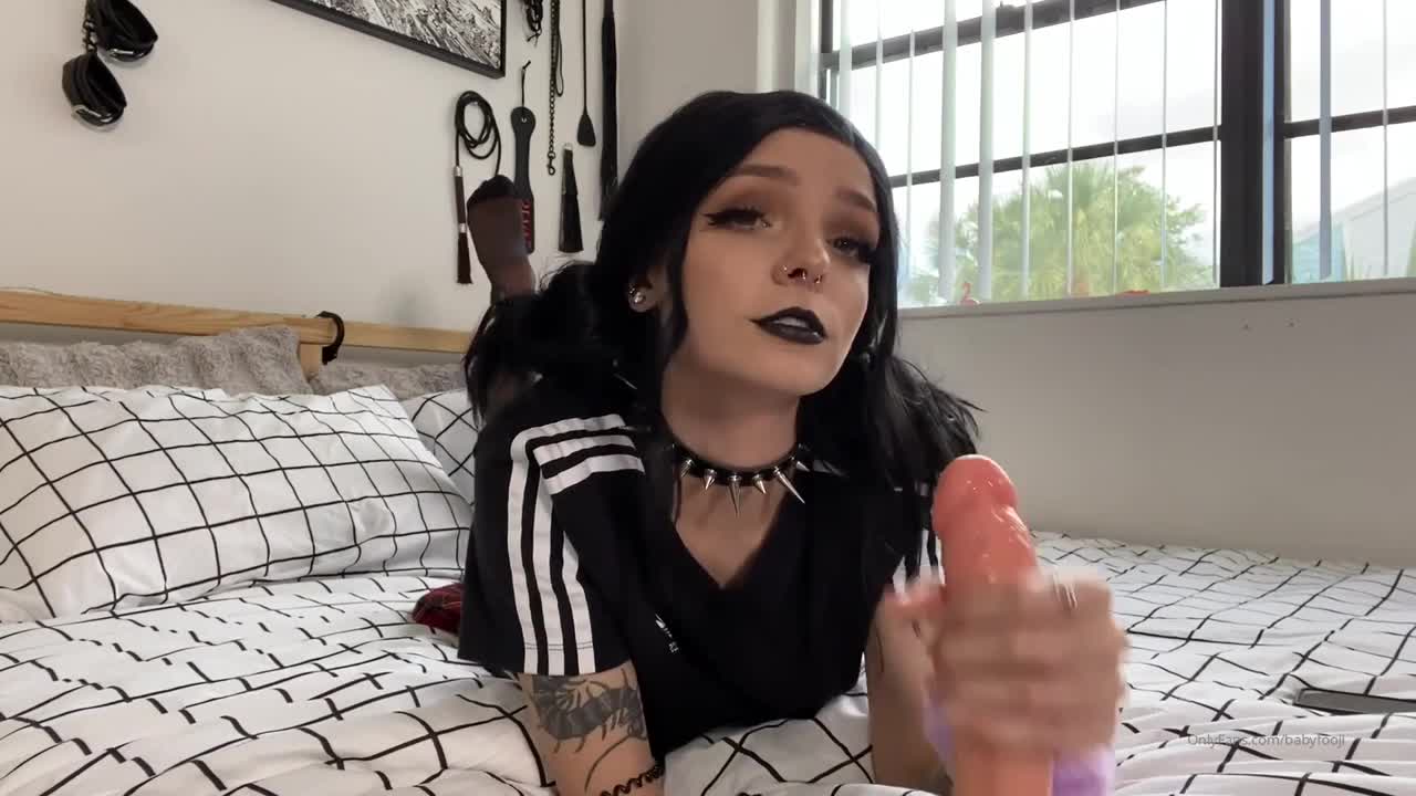 BabyFooji - Goth Girl Makes You Cum - ASMR Porn Video & Massage XXX | Fullthot