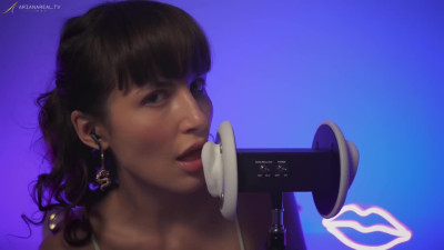 ArianaRealTV ASMR - Wet Ear Licking