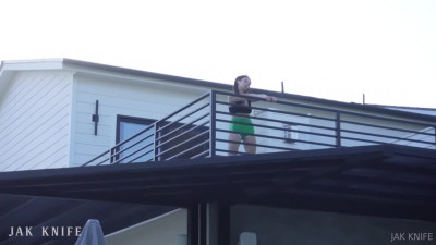 Chloe Surreal Caught Spying On Neighbor