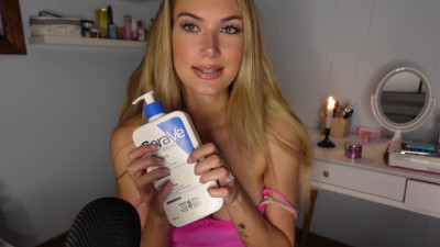 Sabrina Vaz ASMR - Sticky lotion