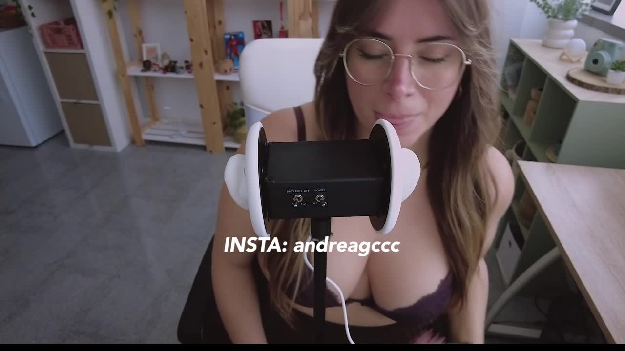 Andrea ASMR - Intense Ear Licking for You
