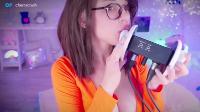 Cherry Crush ASMR -  Velma Ear Licking PPV September 16, 2024 - ASMR Porn Video & Massage XXX | Fullthot