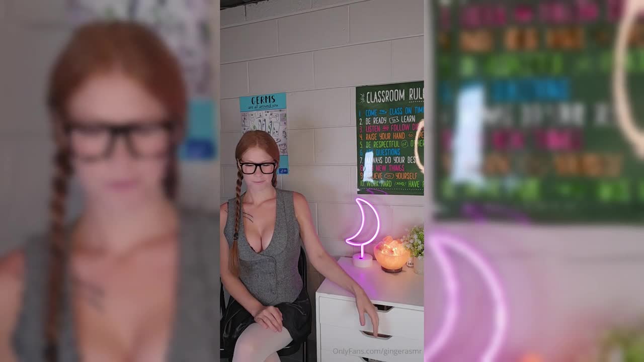 Ginger ASMR - 19 July 2025 - Teacher Explains Male Anatomy with 10 inch Dildo