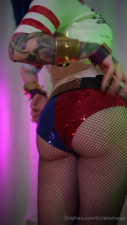 LizzieLestrange - Cosplay Harley Quinn ASMR Legs Scratching - ASMR Porn Video & Massage XXX | Fullthot