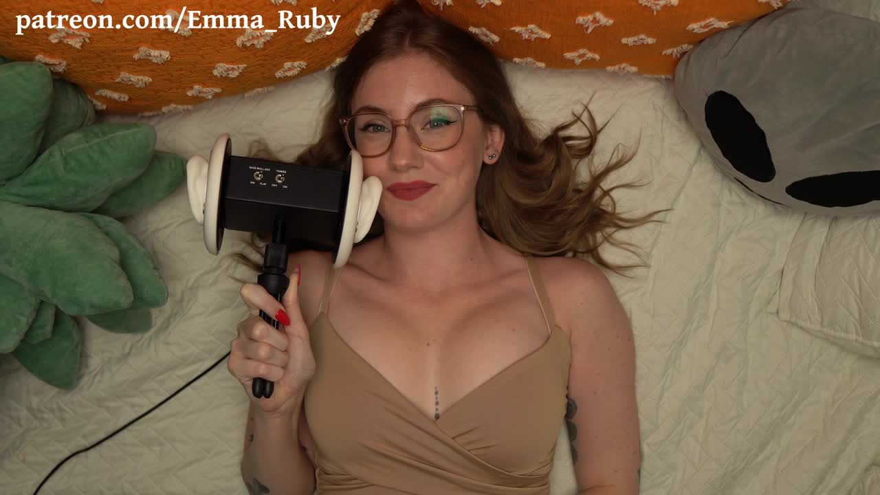 Emma Ruby ASMR Back Ear Licking