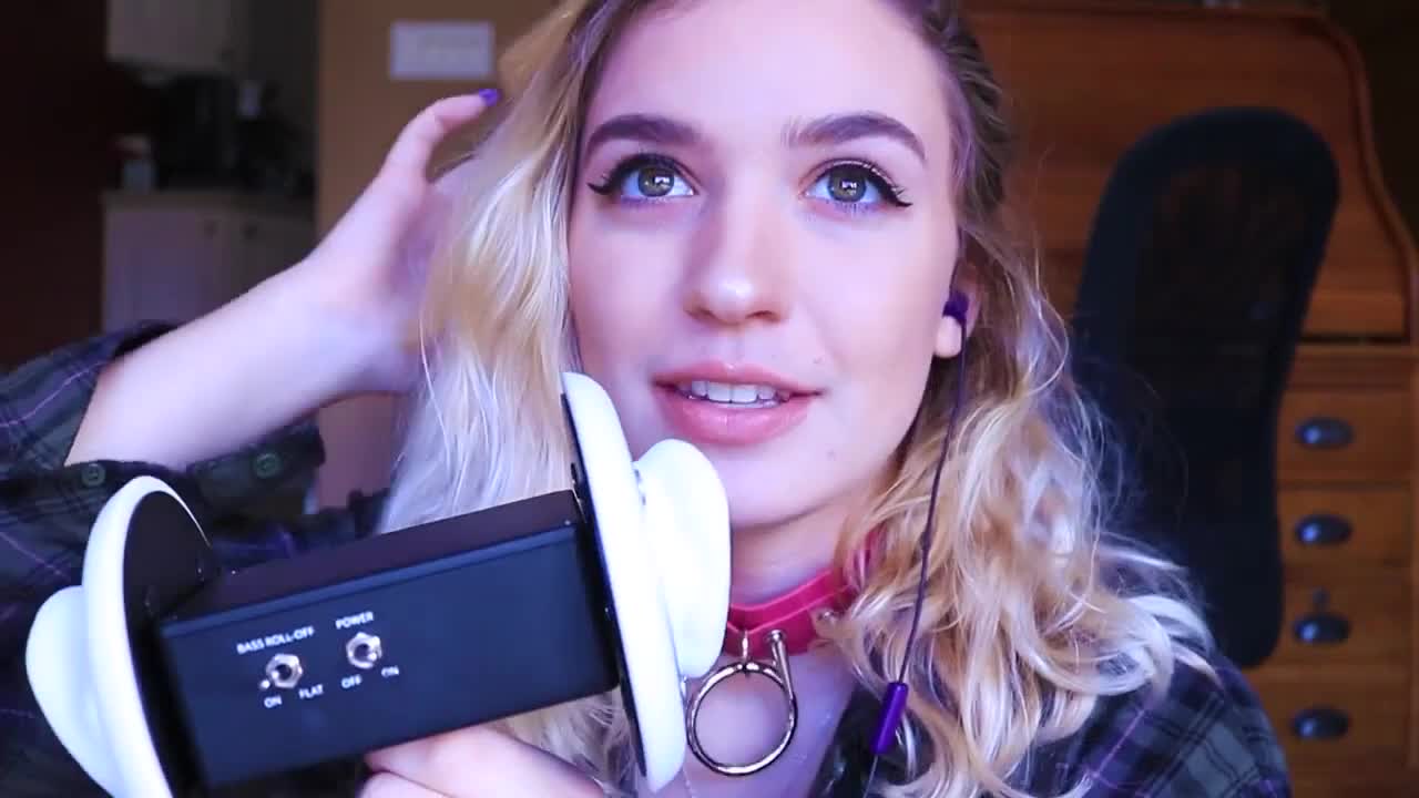 Rose ASMR - Up close Ahegao Ear Licking