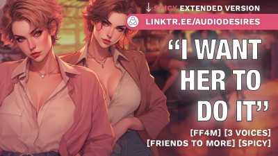 Softly spoken and spicy porn tale with 3 voices