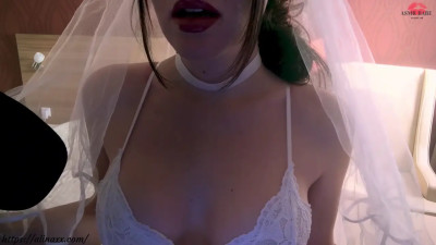 Horny bride wants to ride cock POV