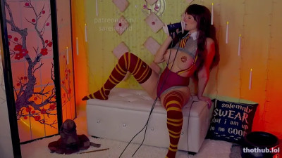 Binaural moans and ear eating from a horny brunette