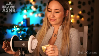 Condom ASMR triggers in binaural sound