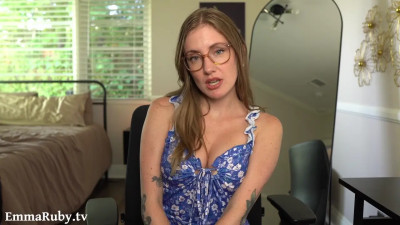 Soft-spoken handjob with extra lube on the tip