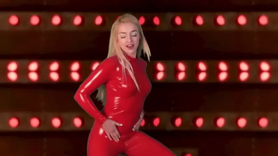 Stroke for overly active whispering blonde