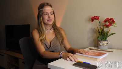 Fuck slutty astrologist in her office