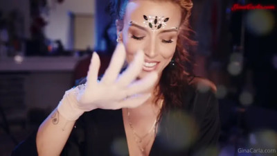 Special gloves in magnetic erotic ASMR