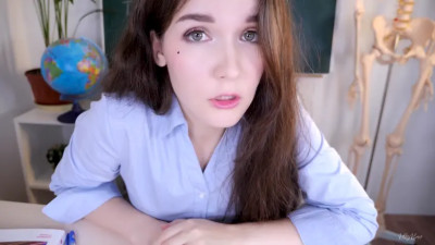 Schoolteacher seducing you with her panties