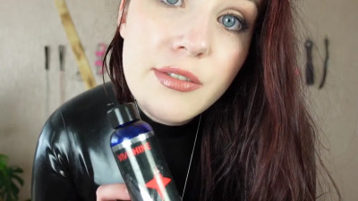 Wearing latex and insulting you ASMR