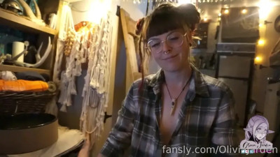 Sucking boyfriend’s cock deep and wet