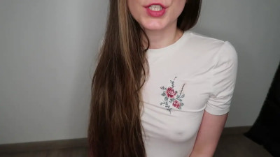 Student jerks off the modeling scout ASMR