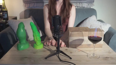 ASMR irregular shaped dildos unpacking