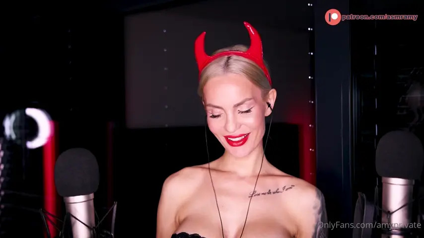 Devil seducing you with her boobs on Halloween - ASMR Porn Video & Massage XXX | Fullthot