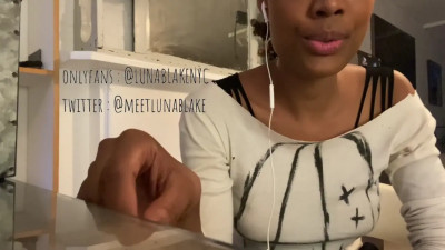 Skype sex ASMR with your long-distance girl