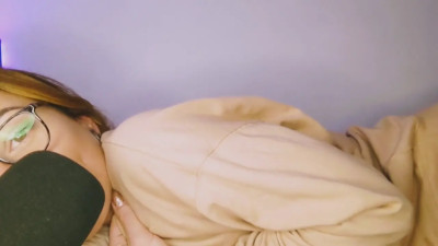 Cuddling with your horny girlfriend in bed