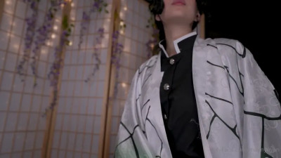 Cosplaying girl riding you sweet and gentle