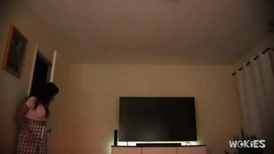 Beautiful stepmom swallows your cum before bed