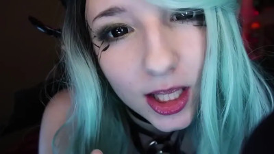 Well-known ASMR creator blowjob compilation 