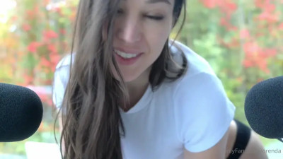 Just chatting and getting undressed surrounded by nature