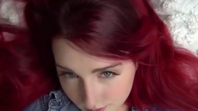 Up-close and begging for your permission to cum