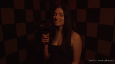 Intense earlicking and stripping topless at the same time