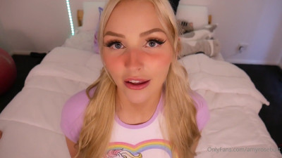 Jerking off with the hottest blonde ASMR