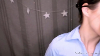 Your office secretary sucking your cock