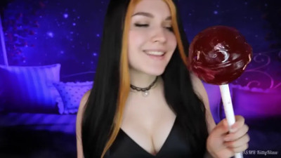 KittieClaw giant lollipop sucking sexual patreon video