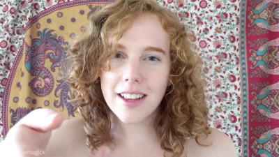 ASMR horny hippie girl sucking your cock
