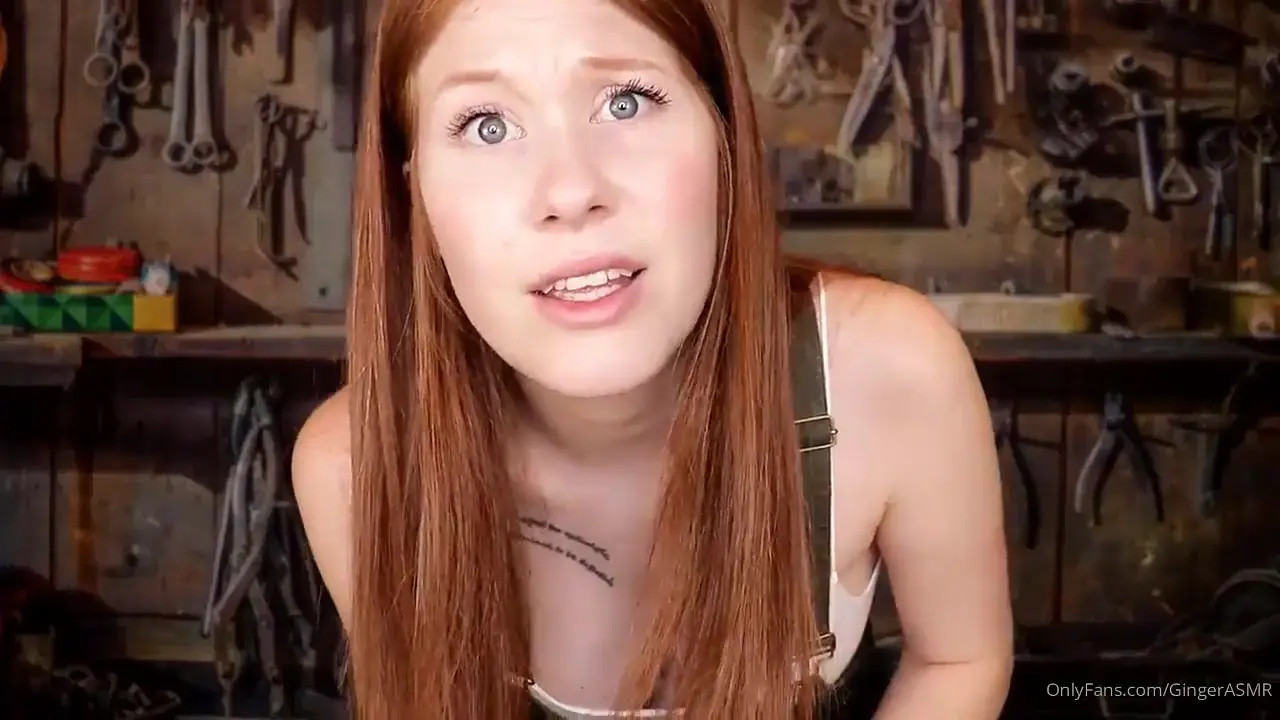 Half-naked hot girl repairing the robot with gloves sound - ASMR Porn Video & Massage XXX | Fullthot