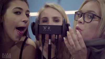 Three obedient daddy’s kittens asking for cum