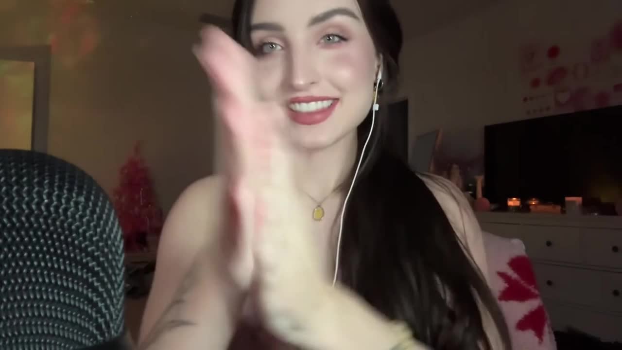 beebee asmr - ASMR - Collarbone Tapping, Hand Sounds, Mouth Sounds, Rambling