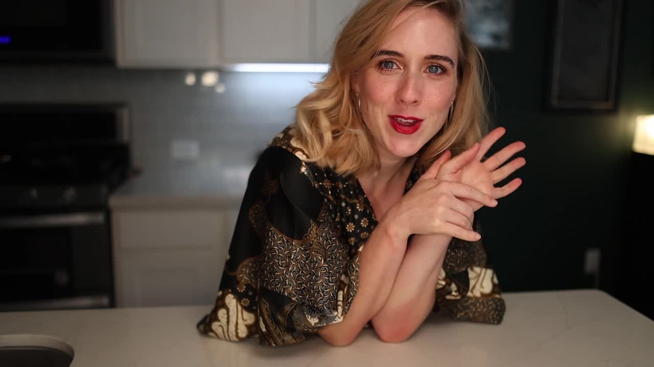 Claireotonin: Cumming for Him in Our Kitchen