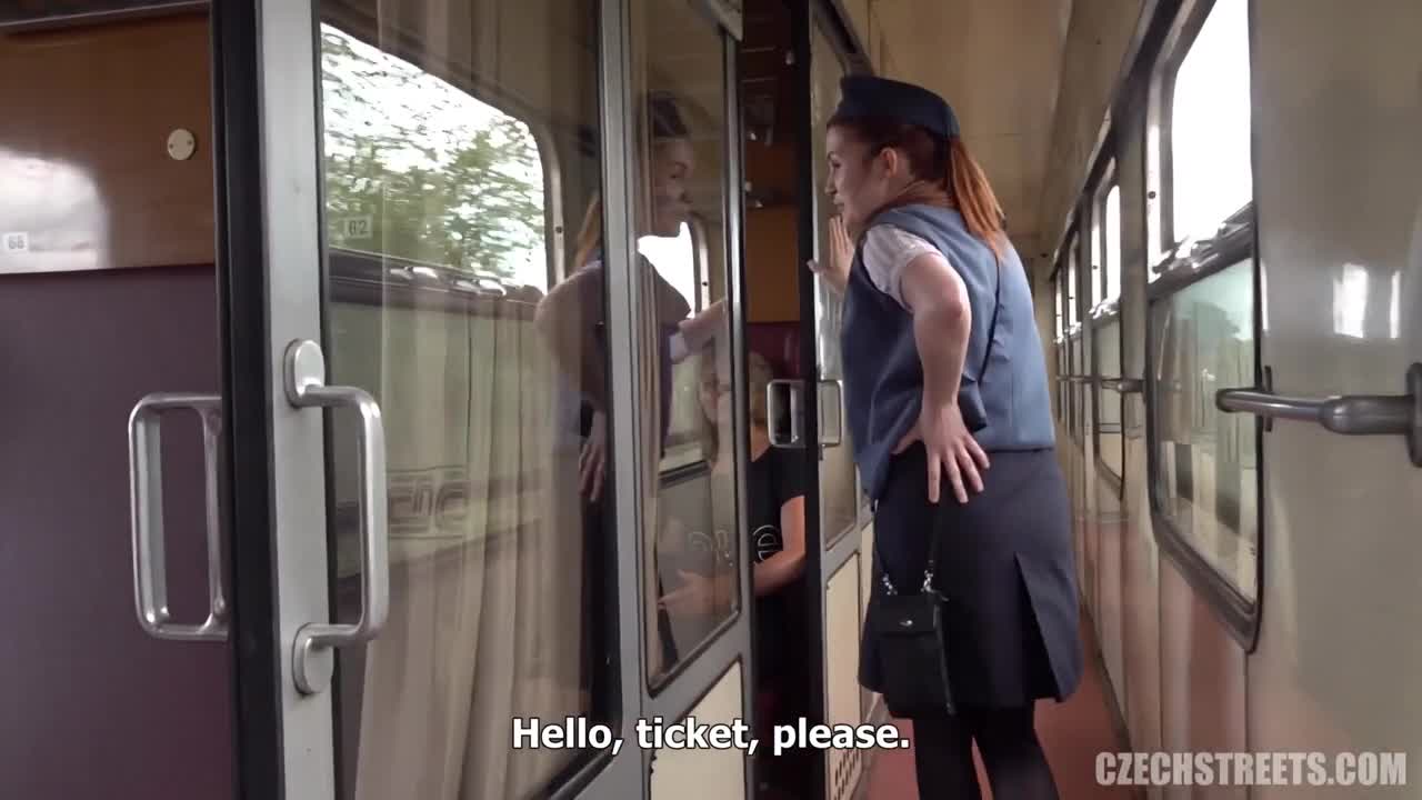 Czech Streets E145 - Vanessa Alessia - A quickie on a fast train with an unfaithful beauty