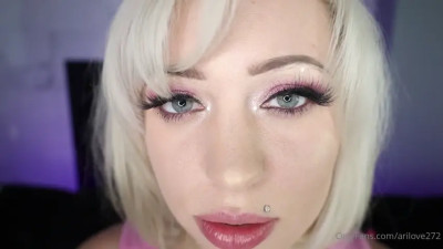 Slow and closeup naughty whispering with sucking