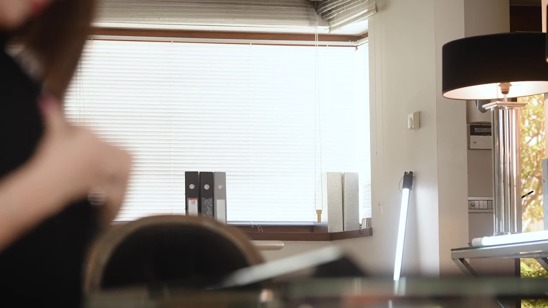 Angelica And Sata In Sexy Lingerie And Stockings In Office Threesome - Angelica Heart