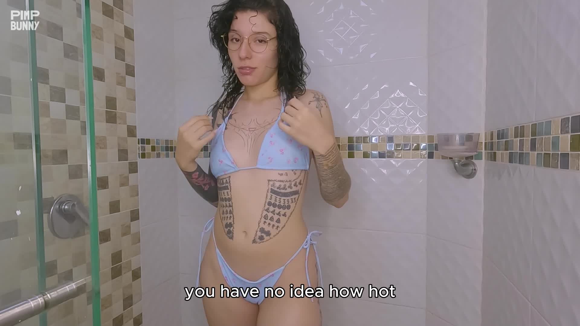 Fill My Golden Jar And Fuck My Ass - 4K, Anal, Masturbation, Fetish, Lingerie, Glasses, Shower, Teasing, Piss, Peeing, Shaved Pussy, Tattoos, Anal Dildoing, Pussy Rubbing, Curly Hair, Bathing, Bathroom