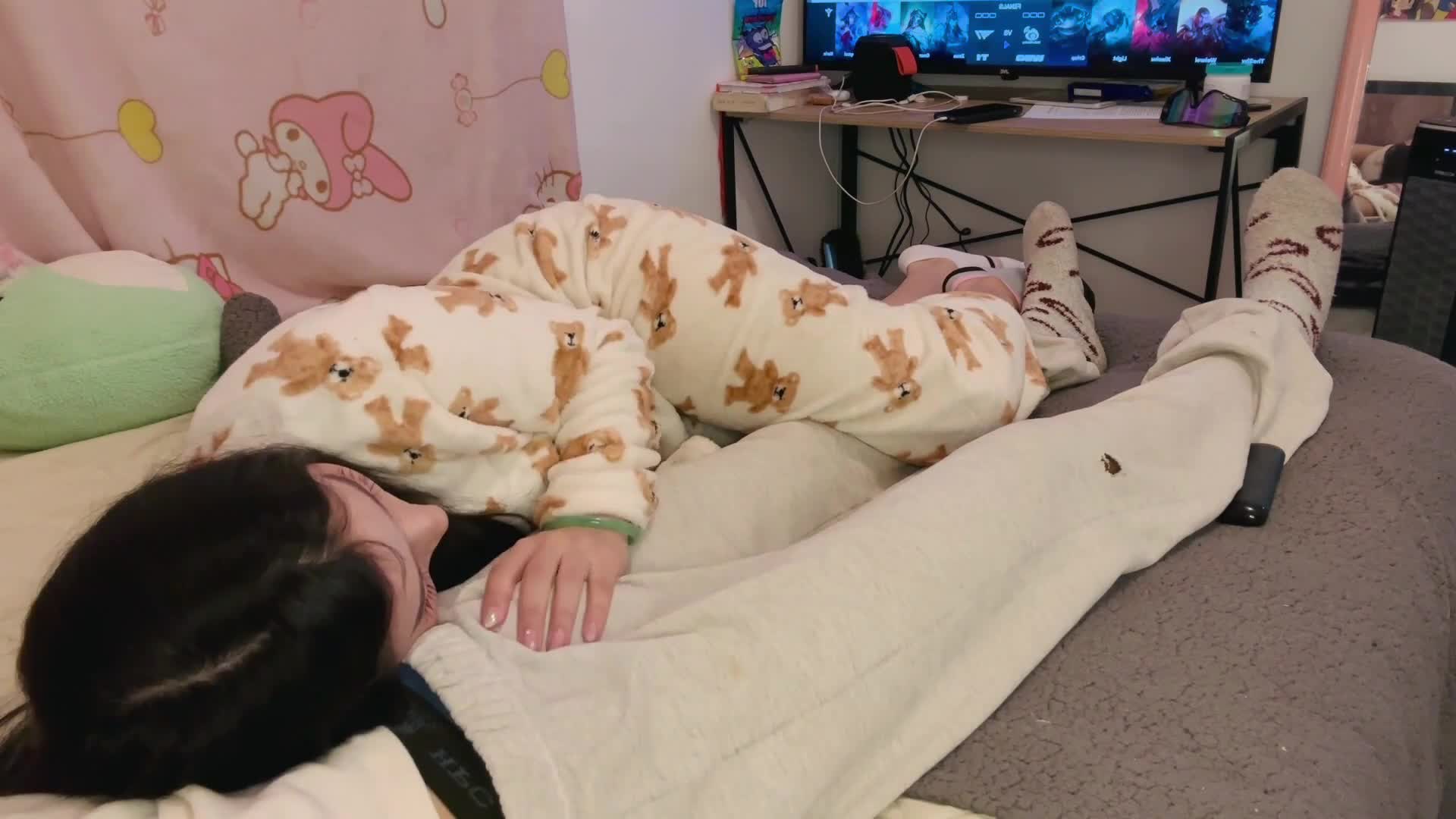 Kikisita Gets Fucked In Her Comfy Pajamas - Blowjob, Sex, Feet, Amateur, Teen, Brunette, Latina, Spanish, Big Ass, Big Boobs, Big Lips, Big Pussy, Perfect Pussy, Perfect Tits, OnlyFans Model, Deepthroat, Sloppy Blowjob, Eating Pussy, Finger