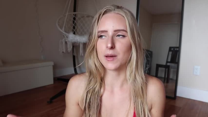 Caroline Zalog Sexy Lewd Tanning Routine A