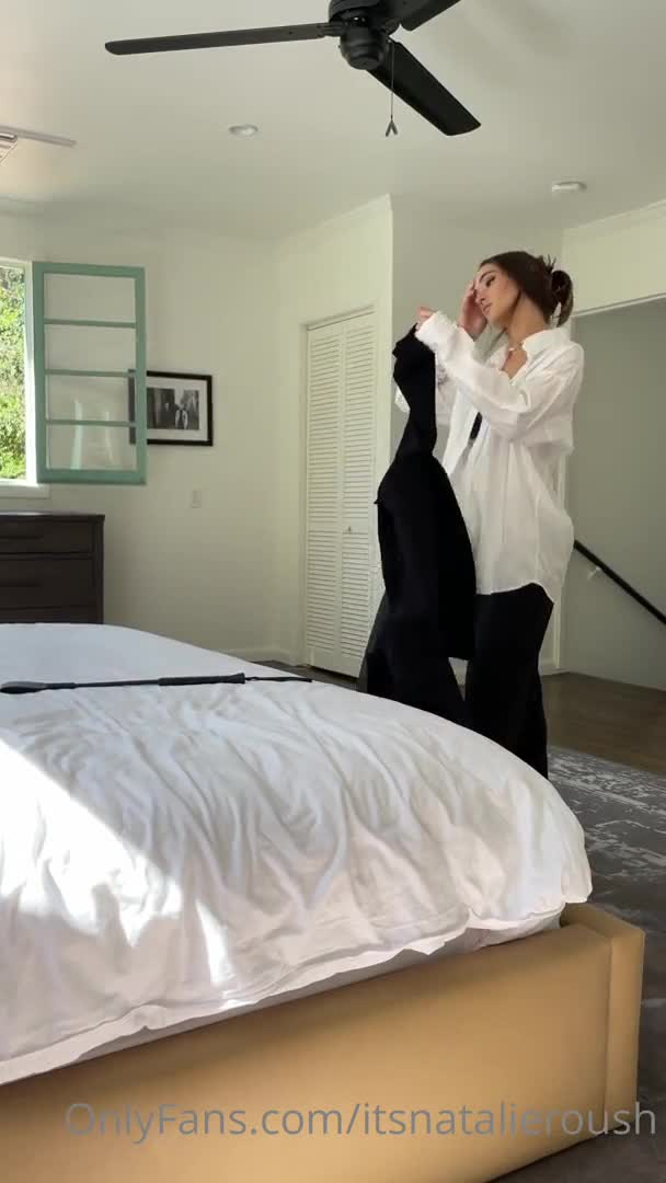 Natalie Roush Nude Lingerie Striptease
